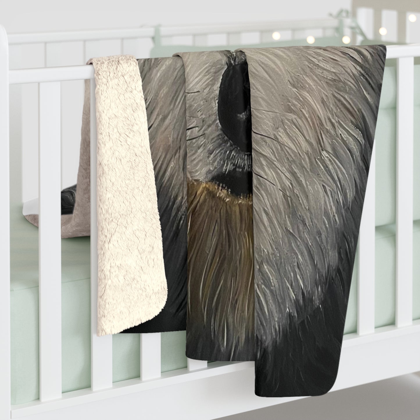 Wolf Art Sherpa Fleece Blanket