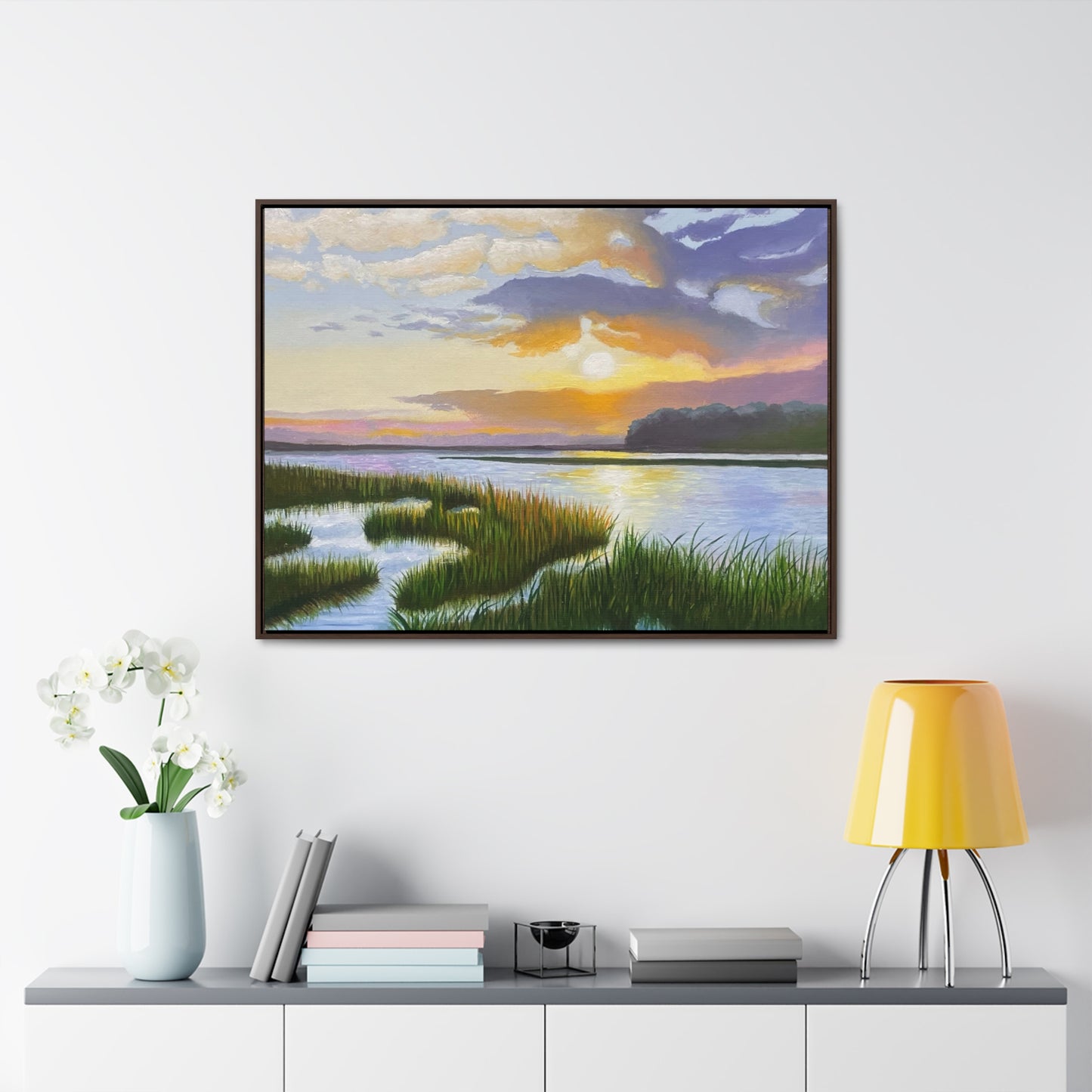 Salisbury Marsh - Framed Canvas