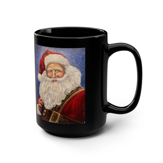 Santa Portrait Printed Mug, 15oz