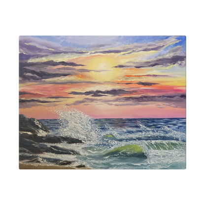 Sunset Beach - Stretched Canvas Print