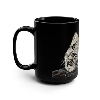 Snow Leopard Mug, 15oz