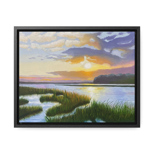 Salisbury Marsh - Framed Canvas